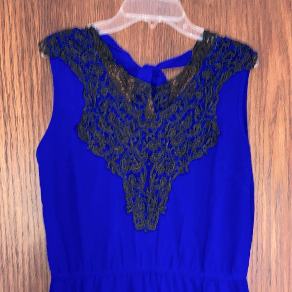 Stylish royal blue dress